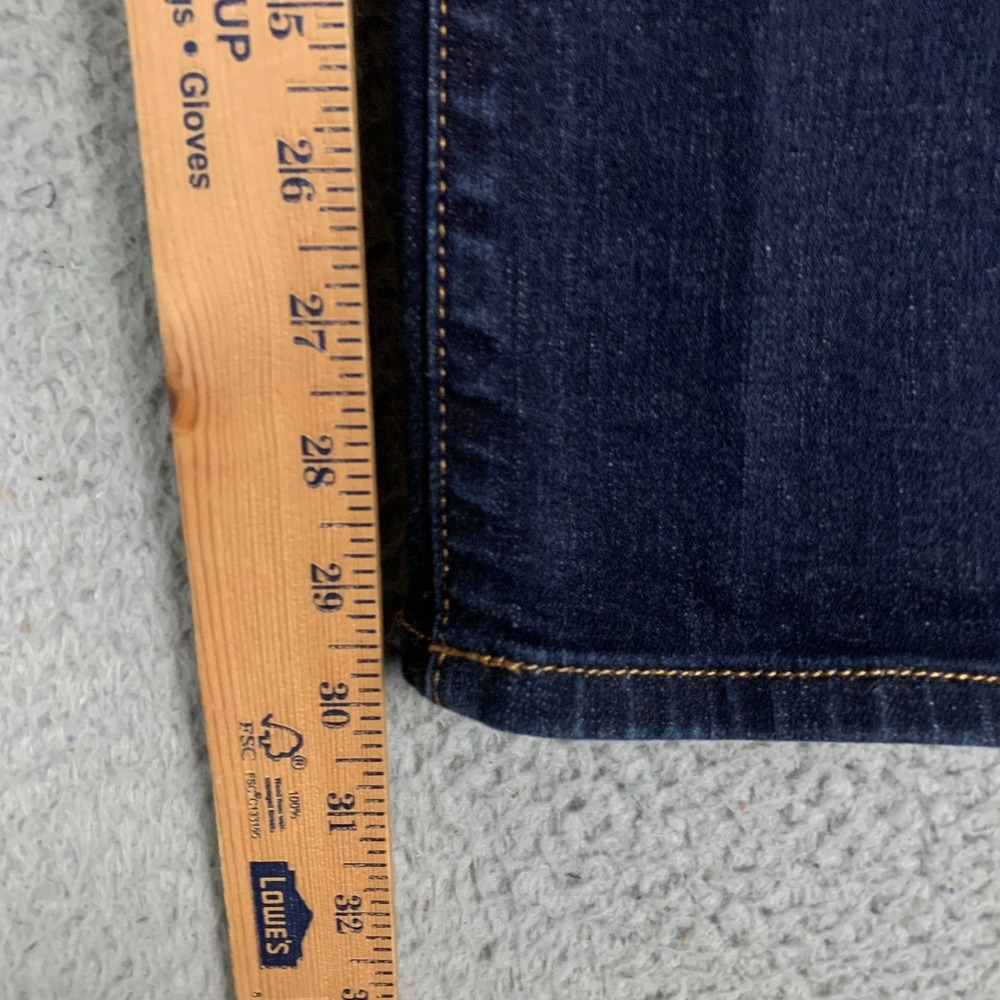 Tecovas Straight Jeans Women's 27 Blue Dark Wash High Rise Stretch Denim Western - Picture 11 of 12